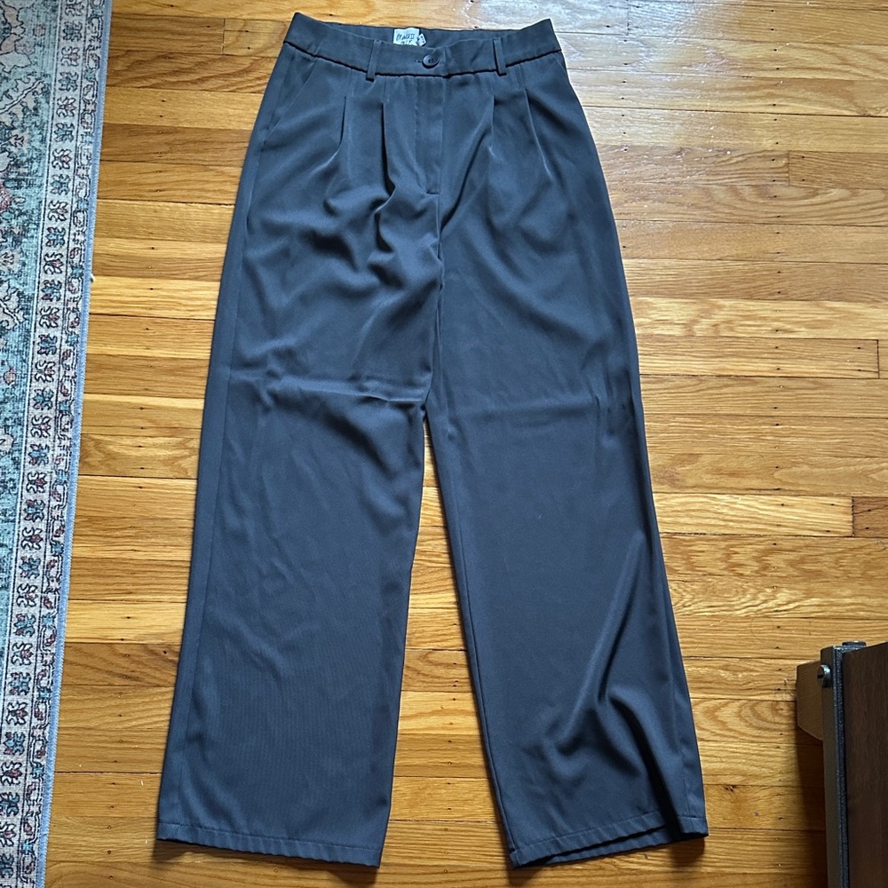 Princess Polly Archer Pants Slate
